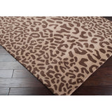 Hand-tufted Jungle Animal Print Runner Wool Area Rug