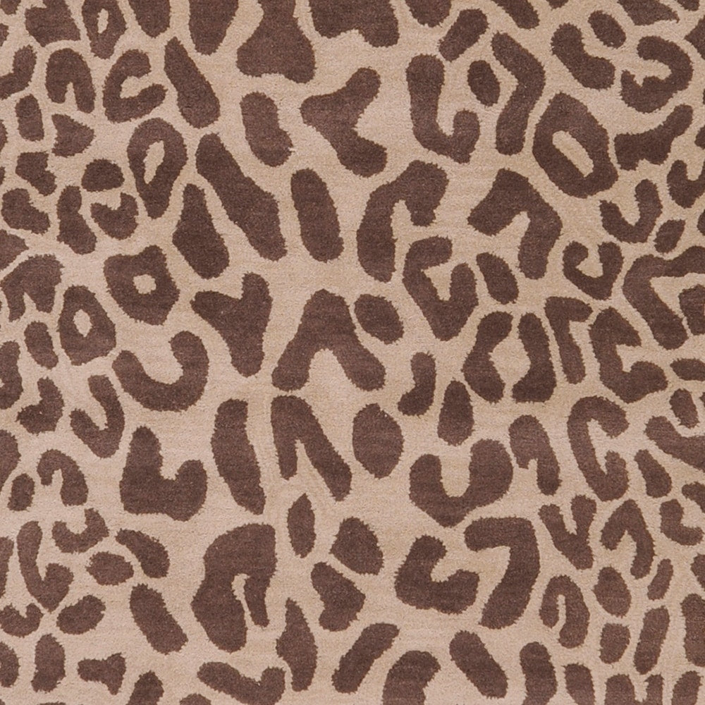 Hand-tufted Jungle Animal Print Runner Wool Area Rug