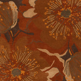 Hand-tufted Millings Brown Floral Wool Area Rug - 10' x 14'