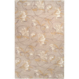 Hand-tufted Mitch Beige Wool Area Rug - 5' x 8'/Surplus