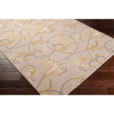 Hand-tufted Mitch Beige Wool Area Rug - 5' x 8'/Surplus