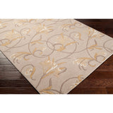 Hand-tufted Mitch Beige Wool Area Rug - 5' x 8'/Surplus