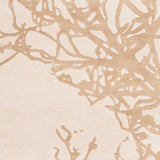 Hand-tufted Orange Cane Contemporary BoBeigeical Rug Area Rug - 9' x 13'