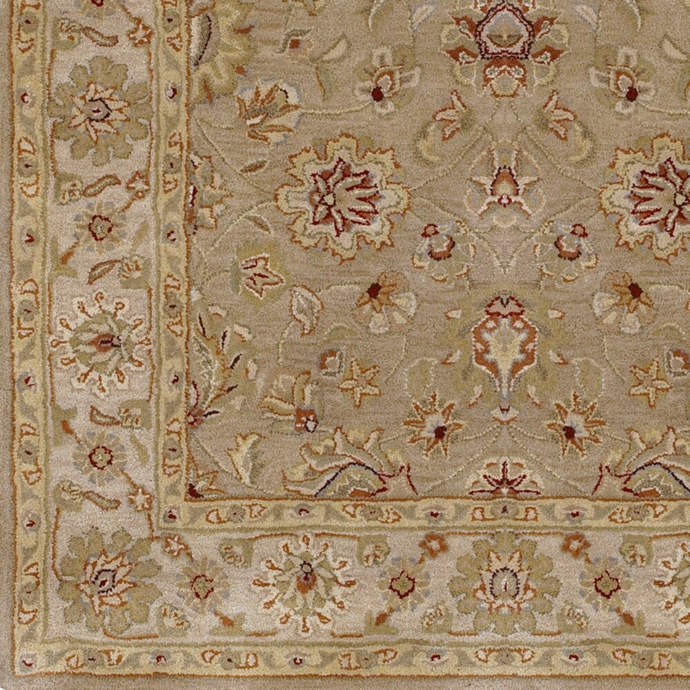 Hand-tufted Palmview Tan Wool Area Rug - 2' x 3'