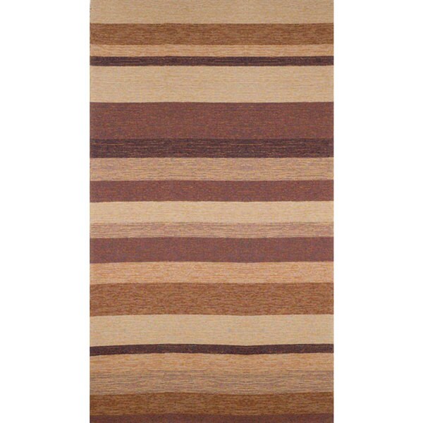 Hand-tufted Ravella Stripe Sand Rug (7'10 x 7'10) - 7'10 x 7'10