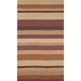 Hand-tufted Ravella Stripe Sand Rug (7'10 x 7'10) - 7'10 x 7'10
