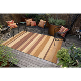 Hand-tufted Ravella Stripe Sand Rug (7'10 x 7'10) - 7'10 x 7'10