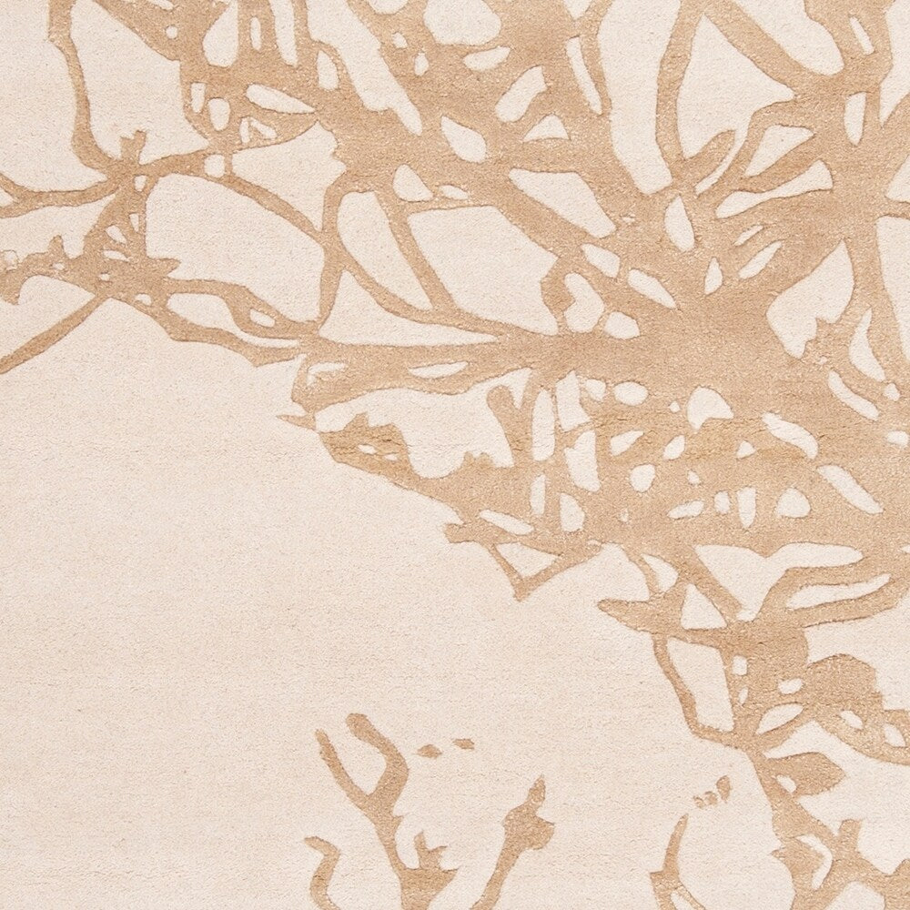 Hand-tufted Ricarden Beige BoBeigeical Rug Area Rug - 2' x 3'