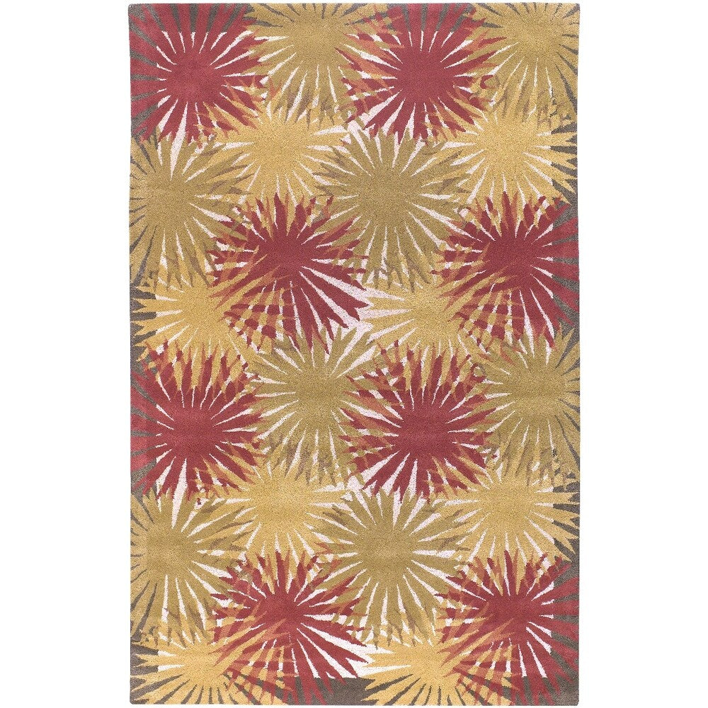 Hand-tufted Seadrift Green Wool Area Rug - 2' x 3'