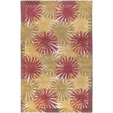 Hand-tufted Seadrift Green Wool Area Rug - 2' x 3'