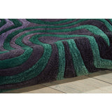 Nourison Contour Tone on Tone Abstract Zebra Modern Hand-tufted Area Rug