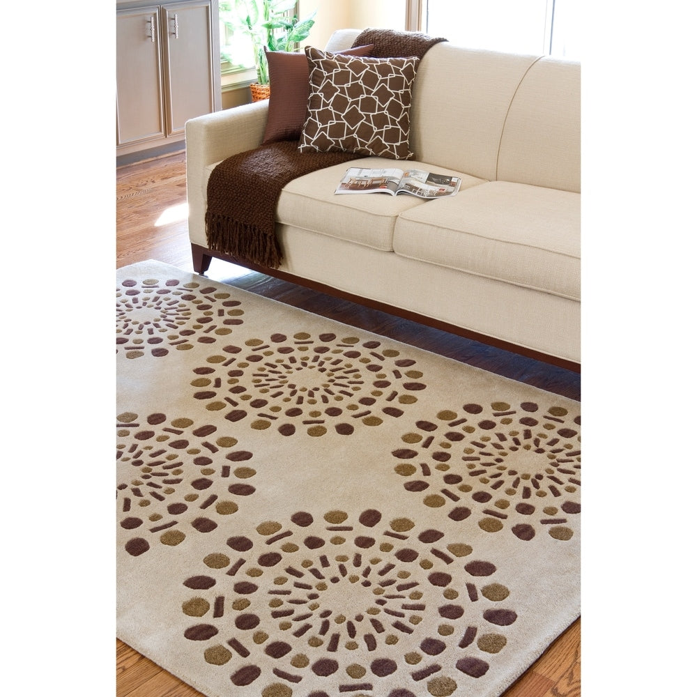 Hand-tufted Vente New Zealand Wool Area Rug - 9' x 13'