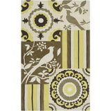 Hand-tufted Welland Dark Olive Green Area Rug - 8' x 10'6"