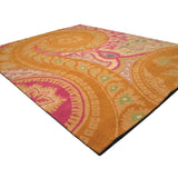 Hand-tufted Wool Orange Transitional Floral Paisley Rug