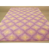 Hand-tufted Wool Purple Contemporary Paris Rug (7'9 x 9'9) - 7'9" x 9'9"