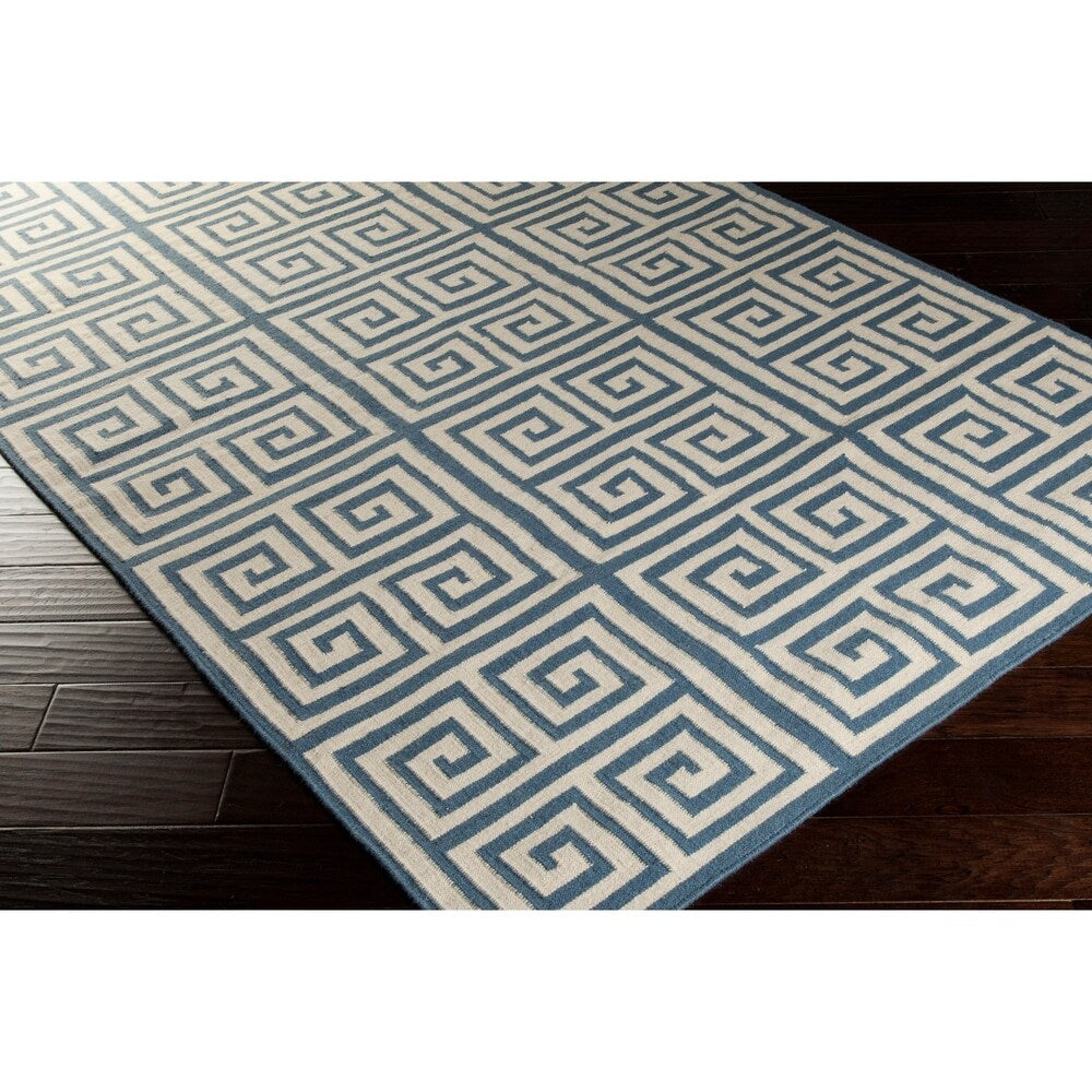 Hand-woven Auckland Flatweave Wool Area Rug
