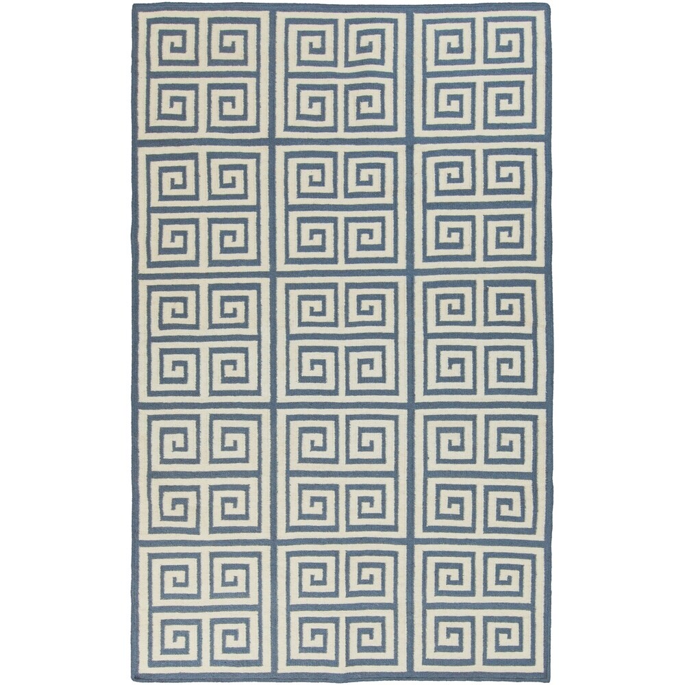 Hand-woven Auckland Flatweave Wool Area Rug