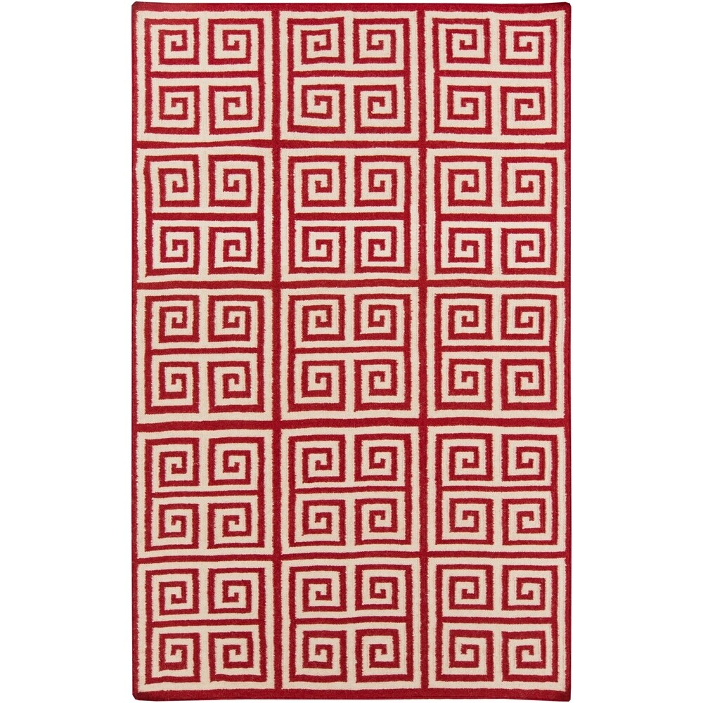Hand-woven Auckland Flatweave Wool Area Rug