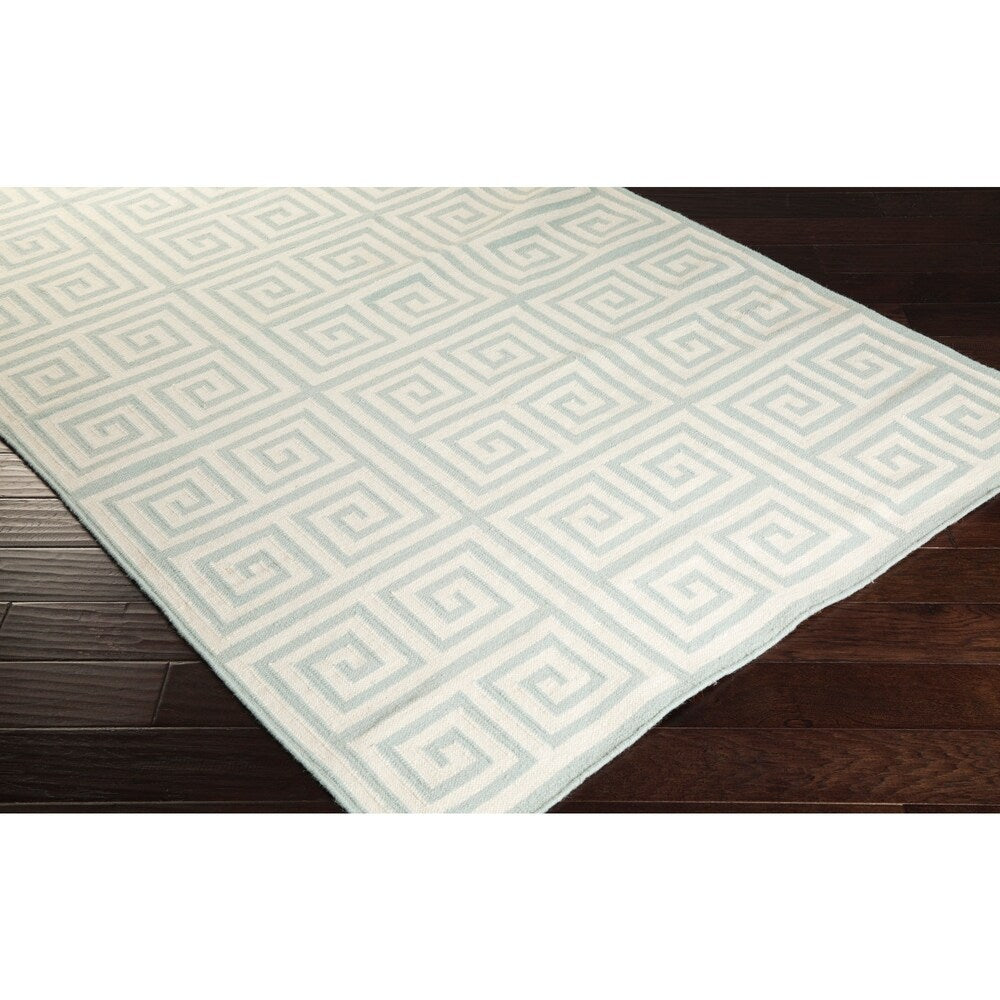 Hand-woven Auckland Flatweave Wool Area Rug