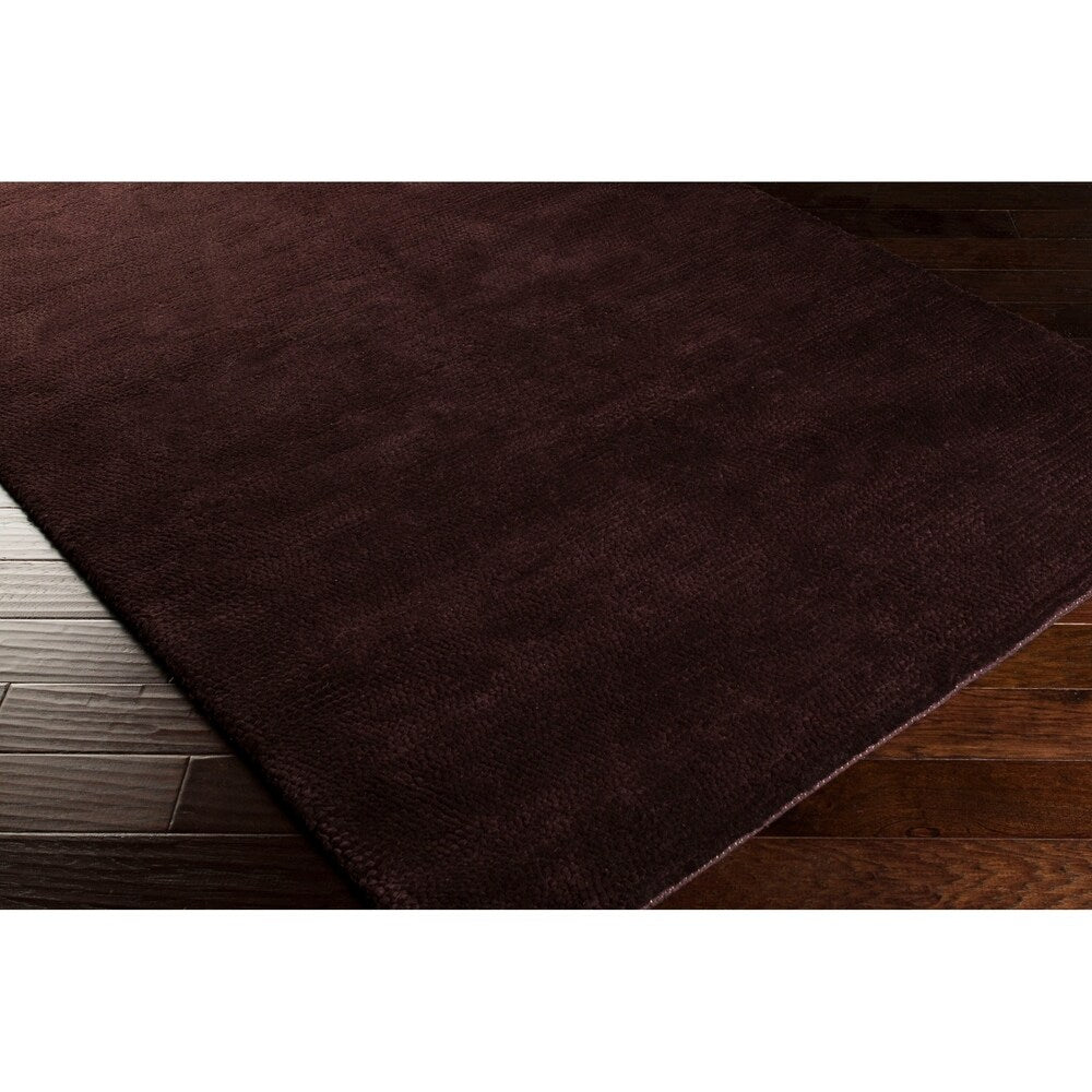 Hand-woven Avesta Fudge Plush Shag New Zealand Wool Area Rug - 8' x 10'6"