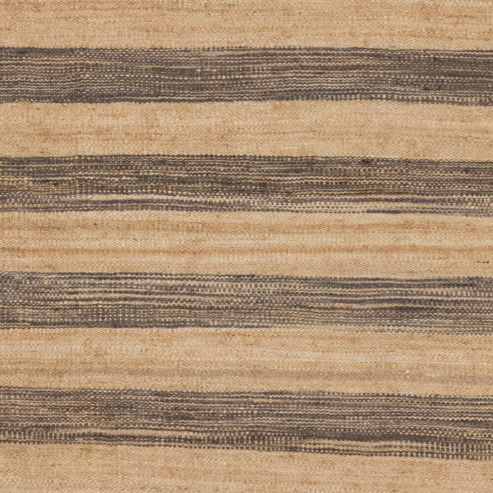 Hand-woven Becky Stripe Jute Area Rug
