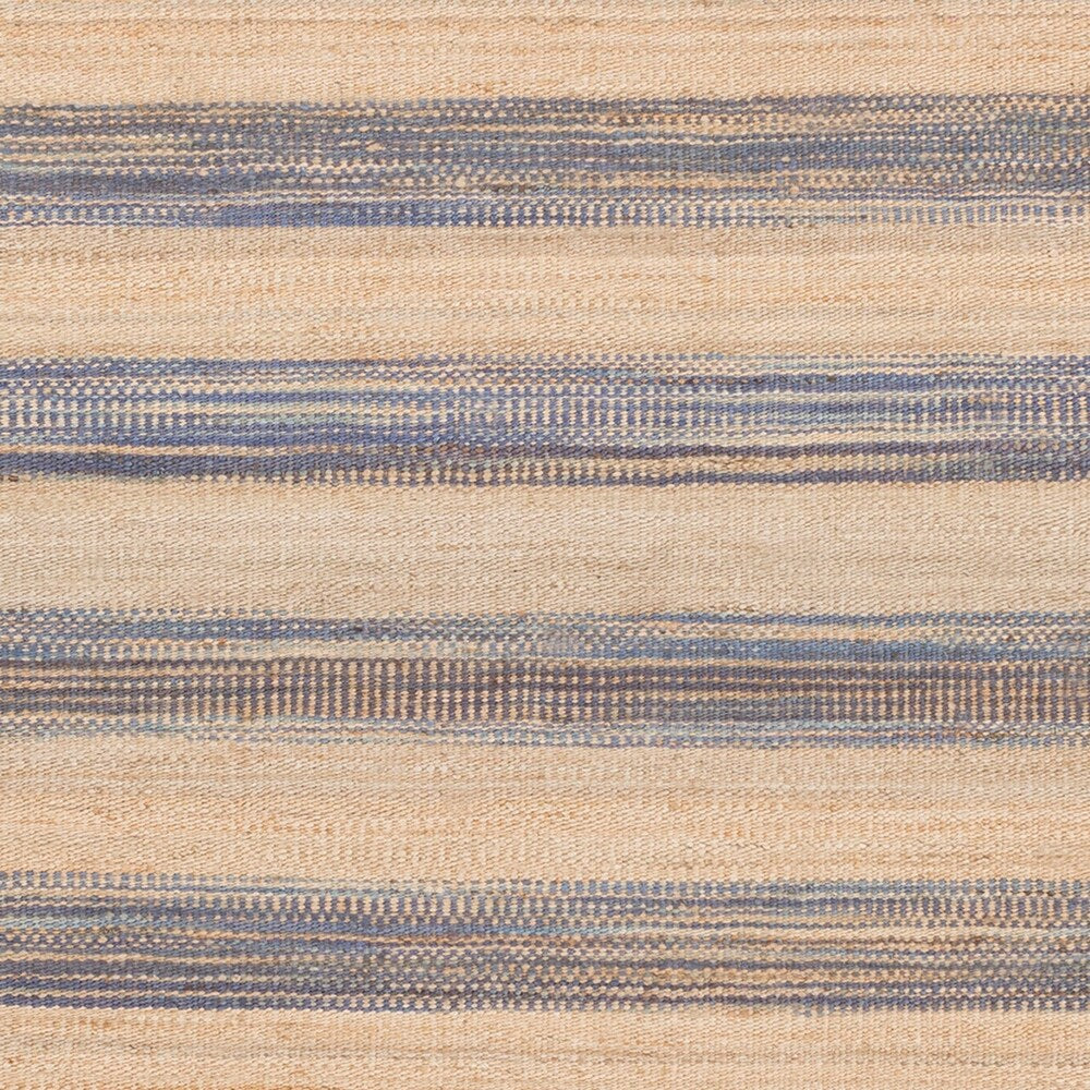 Hand-woven Becky Stripe Jute Area Rug