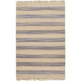 Hand-woven Becky Stripe Jute Area Rug