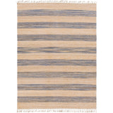 Hand-woven Becky Stripe Jute Area Rug