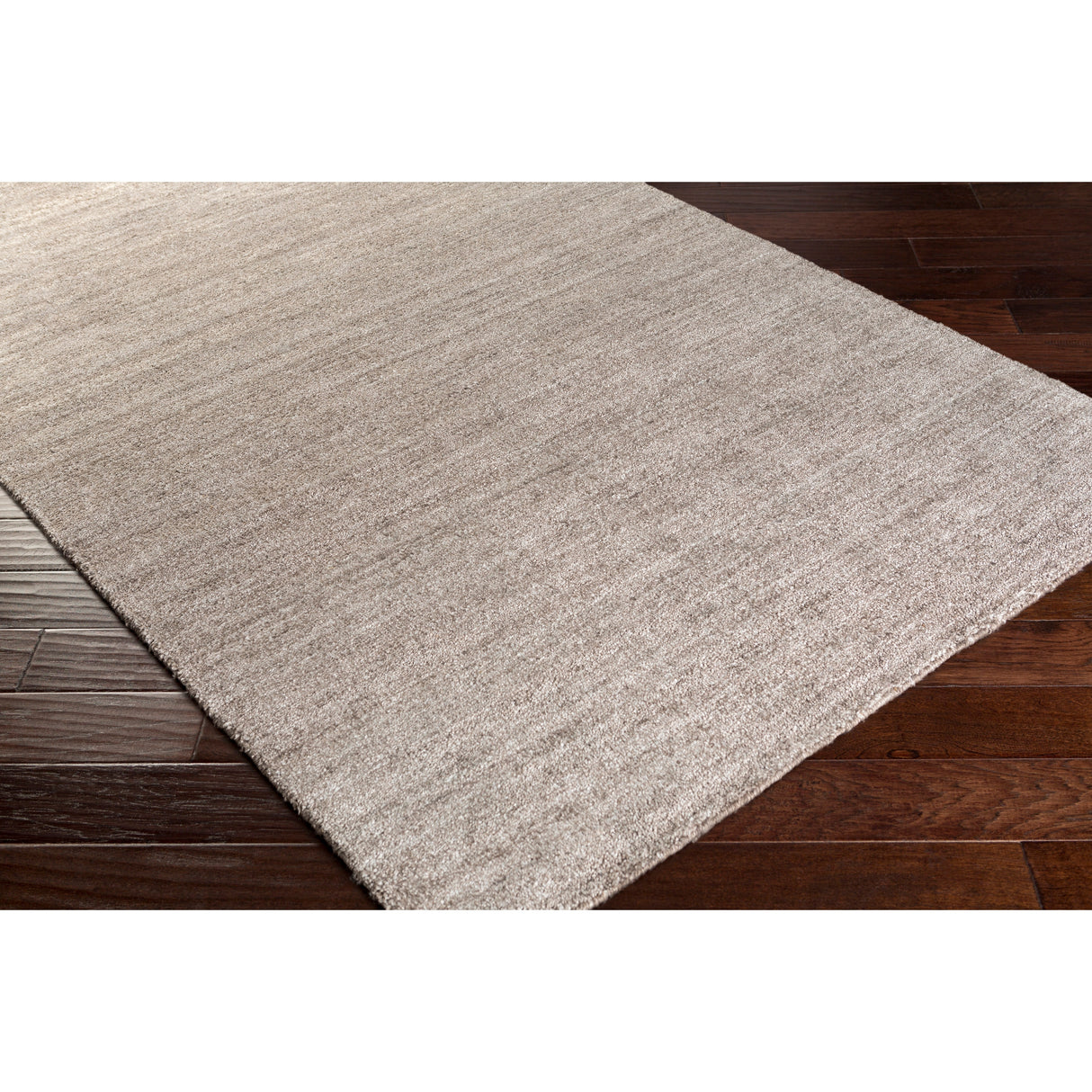 Hand-woven Dan Solid Viscose Area Rug