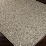 Hand-woven Eagan Casual Solid Brown Wool Area Rug - 5' x 8'