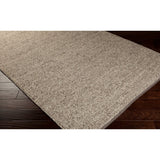 Hand-woven Eagan Casual Solid Brown Wool Area Rug - 5' x 8'