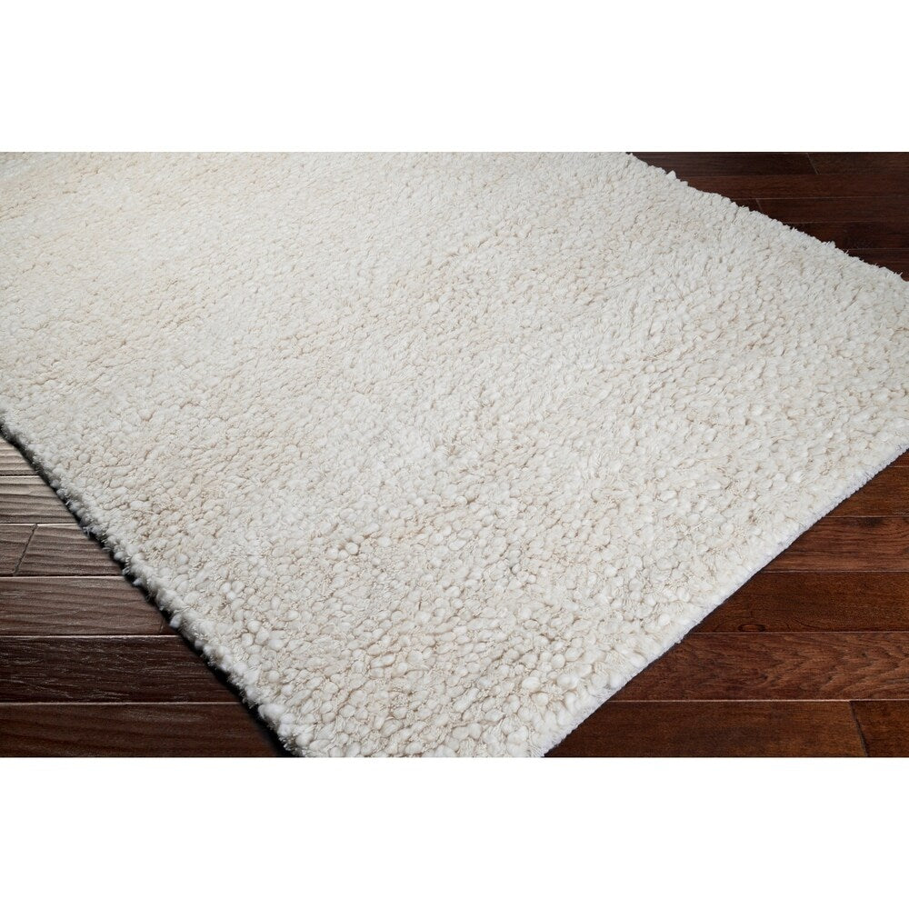 Hand-woven Edenbridge New Zealand Wool Plush Shag Area Rug - 8' Round