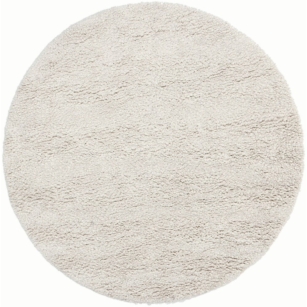 Hand-woven Edenbridge New Zealand Wool Plush Shag Area Rug - 8' Round