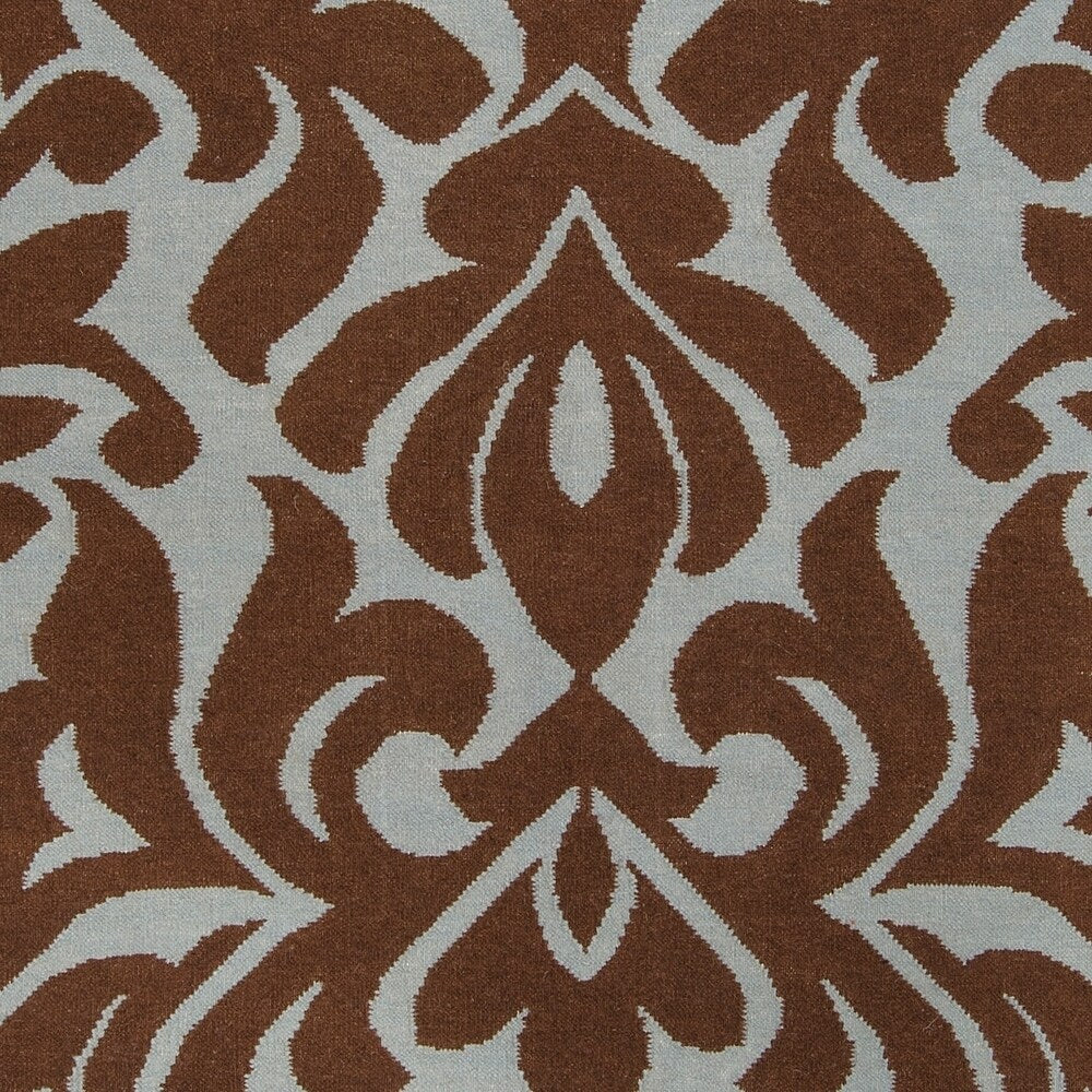 Hand-woven Fruitvale Brown Wool Area Rug - 2' x 3'