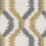 Hand-woven Moroccan Gold Ivory Wool Area Rug - 5' x 8'