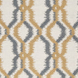 Hand-woven Moroccan Gold Ivory Wool Area Rug - 5' x 8'
