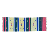 Hand-woven Design Flat Weave Kilim Runner Rug (2'7 x 8') - Multi