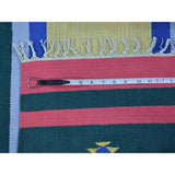 Hand-woven Design Flat Weave Kilim Runner Rug (2'7 x 8') - Multi