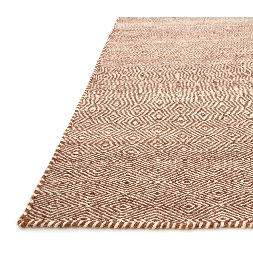 Alexander Home Hand-loomed Geometric 100% Wool Rug