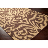 Hand-woven 'Saged' Brown Wool Area Rug - 3'3" x 5'3"