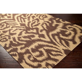 Hand-woven 'Saged' Brown Wool Area Rug - 3'3" x 5'3"