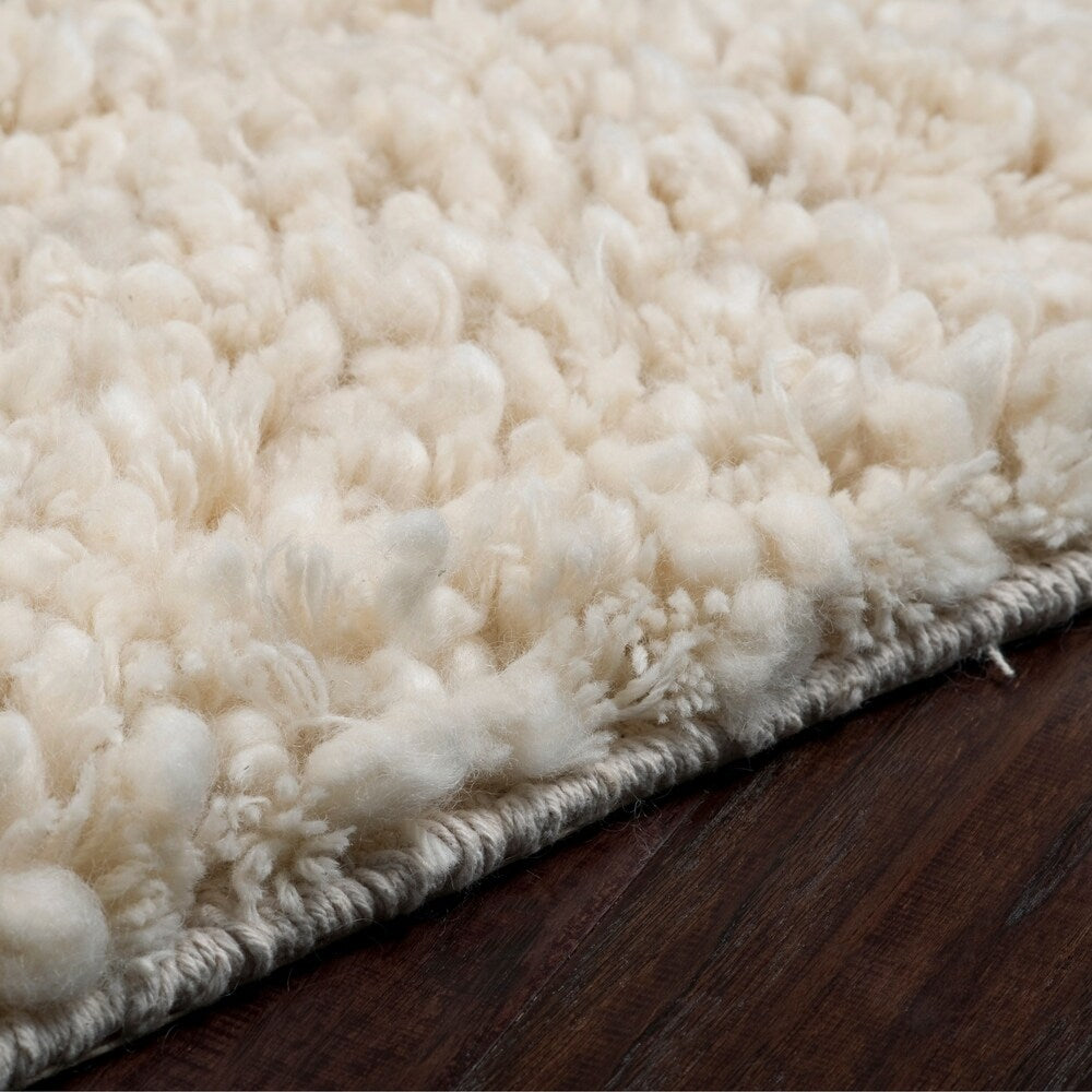 Hand-woven Sunnyvale Wool Plush Shag Area Rug - 8' x 10'6"