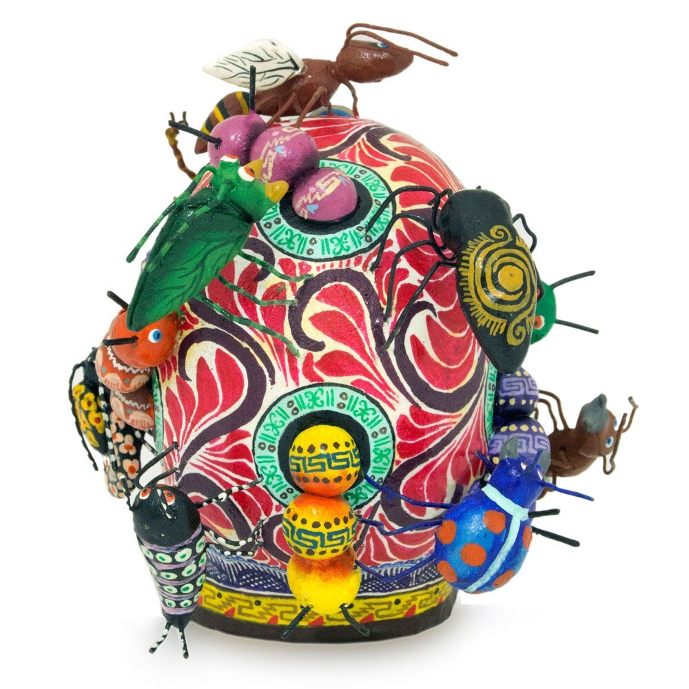 Handcrafted Ceramic 'New Life' Sculpture (Mexico)