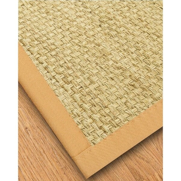 Handcrafted Palmas Natural Seagrass Runner Rug with Natural Binding (2'6 x 8') - 2'6" x 8'