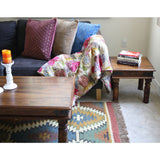 Handmade Thakat Rustic End Table (India) - 18" x 23" x 23"