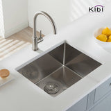 Handcrafted Undermount Single Bowl Stainless Steel Kitchen Sink