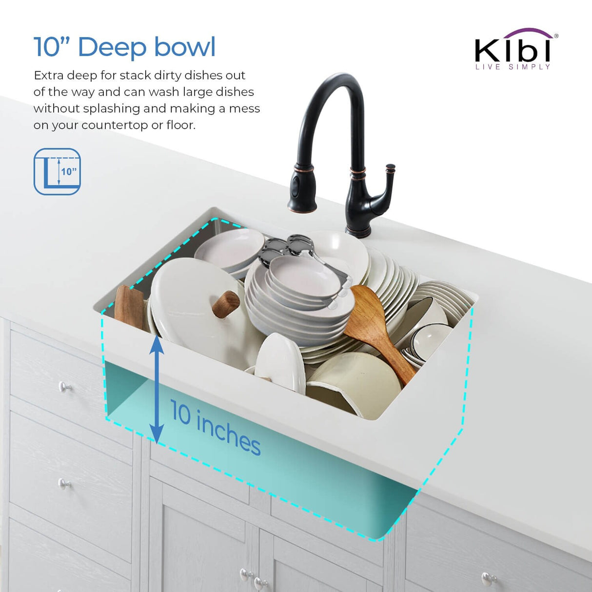 Handcrafted Undermount Single Bowl Stainless Steel Kitchen Sink