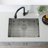 Handcrafted Undermount Single Bowl Stainless Steel Kitchen Sink