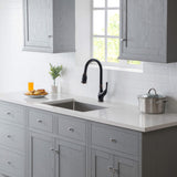 Handcrafted Undermount Single Bowl Stainless Steel Kitchen Sink