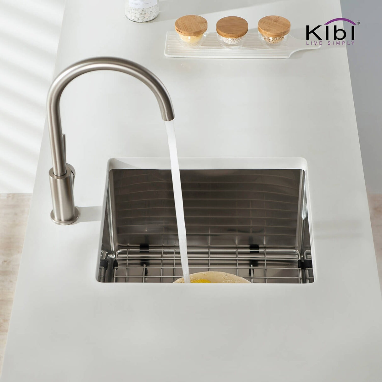 Handcrafted Undermount Single Bowl Stainless Steel Kitchen Sink